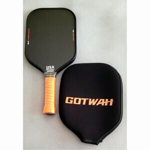 GOTWAH P1 Carbon Fiber 3K+T700 Surface Pickleball Paddle USAPA Approved - NEW!